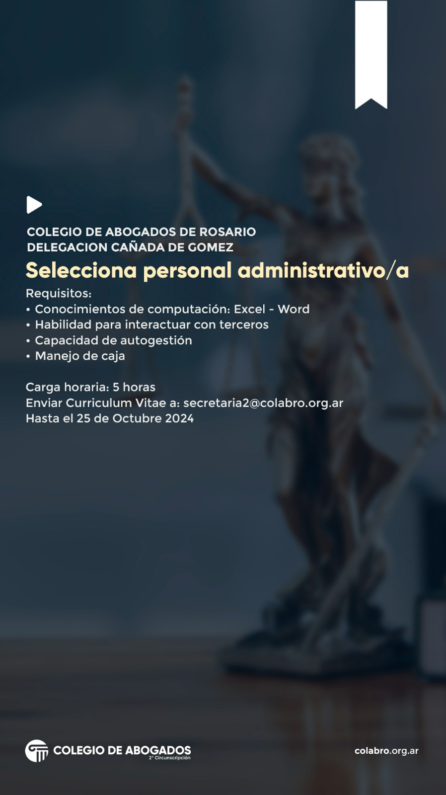 COLEGIO DE ABOGADOS DE ROSARIO - DELEGACION CAÑADA DE GOMEZ